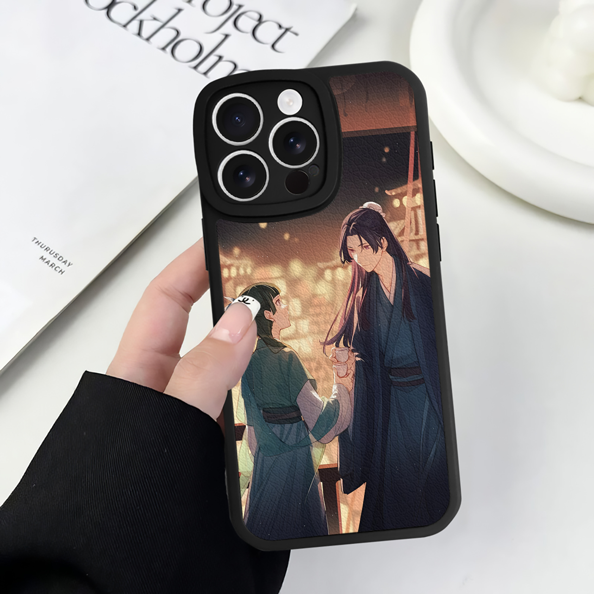 薬屋のひとりごと The Apothecary Diaries 【iPhone 16シリーズ対応】シリコンスマホケース（レザー調） 材質：シリコン